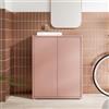 Forte Alice Springs 70 80 - Scarpiera con 2 ante e 4 ripiani, in legno terracotta, 74,5 cm di larghezza x 99,1 cm di altezza x 34,9 cm di profondità