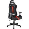 Brigros Nitro - Sedia Gaming Ergonomica, Sedia Ufficio In Tessuto Scamosciato, Sedia Da Gaming Girevole Con Cuscino Lombare, Poggiatesta, Braccioli, Sedia Scrivania Da Gaming Reclinabile Nathan (Rosso/Nero)