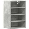 vidaXL Mobile Pensile "Riga" Grigio Cemento 40x29,5x60 cm