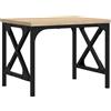 vidaXL Supporto Stampante Rovere Sonoma 40x30x31 cm Legno Multistrato