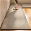 Hixingo Tappeto Cucina in Diatomite, Passatoia Cucina Antiscivolo Lavabile Tappeti da Cucina, Tappeto da Cucina Design Moderno Tappeto da Bagno Tappetino per Doccia (60x90cm,Linee)