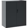 vidaXL Armadio Classificatore Antracite 79x40x90 cm in Acciaio, armadio classificatore, schedario da ufficio, schedario in metallo