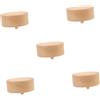 PRETYZOOM Scatola da 5 Pezzi Carillon Base Fai da Te Khaki di Legno