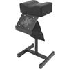 BraveeFly Sedia mobile per pedicure con aspirazione, poggiapiedi, regolabile in altezza, 48 - 68 cm, altezza regolabile per casa, salone, spa, massaggi, salone, salone (nero)