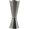 Generic Misurino per cocktail a doppia testa in acciaio inossidabile, misurino in metallo, per bar, casa, barista, feste, accessori (30/50 ml)