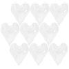 LOORGVEL 10 Palloncini Trasparenti a Forma di Cuore in TPU per Confezionamento Bouquet di Fiori Materiale per Imballaggio Decorativo per San e Cerimonie Accessori per Composizioni