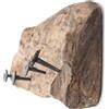 DESIGN DELIGHTS Appendiabiti da parete in teakroots da 50 | radice di legno di teak, 50 x 8 x 12 cm | Appendiabiti vintage