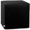 ARKETICOM Dado Pouf Poggiapiedi CUBO Ecopelle Sfoderabile Puff Nero 42 cm