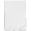 Biberna 0012344 Lenzuolo Frottee-Stretch (Altezza Materasso max. 22 cm) 1X 140X200 cm > 160X200 cm, Bianca