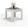 WHOUS Tavolo Allungabile JESI per Sala da Pranzo e Soggiorno, Estensibile da 90 a 180 cm, Tavolo Cucina per 4-8 Persone, Bianco Larice