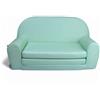 FORTISLINE W386 - Divano pieghevole per bambini, motivo a scelta (verde menta con pois bianchi)