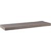 MODULARREDO | MINERVA Mensola da Muro, Mensola Tamburata, Scaffale Legno, Mensola da Parete, 75x23x3.8 cm, Noce Grigio