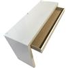 Ikea Tavolo da spogliatoio di Ikea Malm Bianco con vetro Top 120 x 41 x 78 cm