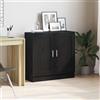 Generico Armadio per Libri Rovere Nero 82,5 x 30,5 x 80 cm,Nero,18.6kg,862515