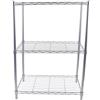 LNINNERY Scaffale da cucina con 3 ripiani, per forno a microonde, 35 x 56 x 80 cm, 2,3 kg, colore argento