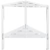 Generico Sgabello Da Doccia In Acrilico - Trasparente Sgabello Bagno Contenitore - Impermeabile E Antiscivolo Sgabellos Multiuso Per La Casa, Bagno, Cucina, Camera Da Letto, Decorativo