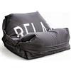 Aiire Pouf Poltrona Sacco Design - [180x140] Puffo per Sedersi con imbottitura di Lusso - Puff per Salotto Moderno o Camera da Letto - Bean Bag Morbido o Cuscini da Pavimento XXL Grigio