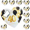 Regalami.Shop Set di 10 stappabottiglie per bomboniera 15° 18° 20° 25° 30° 40° 50° 70° 80° utili ed Originali Anche per Feste, Party, segnaposto, Regalo (40)