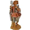 Fontanini Pastore con Pecora in Spalla 19CM in Resina STATUINA per PRESEPE