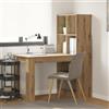 Generico Scrivania con Lo scaffale Rovere Artigianale 122 x 67 x 145 cm,Marrone,43.3kg,3337264