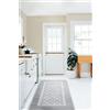 ABC Tappeto arredo-bagno fatto a mano in cotone ALGHERO silver 50x80