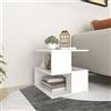 Generico Tavolino Bianco 40x40x40 cm in Legno Multistrato,Tavoli,Tavolini decorativi,Tavolini-806292