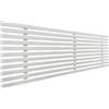 DHOME Testiera in legno riciclato DM Stile Pallet Letto Pallet Ferramenta inclusa (160cm, Stile Giapponese, Solido Bianco)