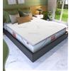 Morflex TOPPER MEMORY ALOE - Comodo Topper Materasso in Memory Foam, Ideale Correttore Materasso Termoregolatore, Matrimoniale 160x190Xh5 cm, Fodera SILVERLUREX, Made in Italy