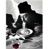 1art1 Cucina Poster Stampa Artistica su Tela Spaghetti, Vino Rosso, Don Camillo Quadro da Parete sulla Barella | Murale XXL | Immagine 80x60 cm