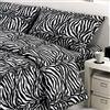 Confezioni Giuliana N. 2 Coppia Federe Cuscino 50x80 cm - 100% Cotone - Federa per Guanciale Zebrate Zebra con Bottoncini a Clips - Produzione Artigianale Italiana