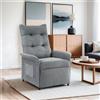 Goldeluxe Divano reclinabile elettrico minimalista,Controllo intelligente,Comfort per la casa,Arredamento moderno per il soggiorno