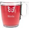 Ocadeau Tazza da tè in vetro personalizzata - Incisione, regalo donna