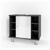 Vicco Mobile sottolavabo per bagno Fynn, Antracite, 60 x 54 cm