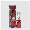 EDG - Enzo De Gasperi Profumatore per Ambienti casa Natalizio in Vetro con Bastoncini Joyful 210 ml 3 Varianti (1pz) Cinnamon
