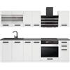 B BELINI GROUP Belini cucina 240 cm Margaret, con piano di lavoro, Bianco opaco