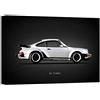 DìMò ART Quadro Stampa su Tela con Telaio in Legno Rogan, Mark Porsche 930 911 Turbo 1984 Misura 70x50 CM