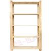 Len Mar.de B-29 - Scaffale in legno, 5 ripiani, per libreria, cantina, ufficio, 170 x 100 x 40 cm