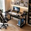 XUEGW Scrivania da Gaming, Tavolo Scrivania per Studenti, Moderna in Legno per Computer, Tavolo da Gamer