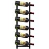 COSTWAY Portabottiglie Vino da Parete, Cantinetta Vino da Parete per 6/9 / 12 Bottiglie, Porta Bottiglie di Vino in Metallo per Cucina, Sala da Pranzo, Cantina, Bar (22 x 13,5 x 73 cm)