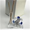 DLM_Bomboniere DLM-32343-azzurro (Kit 12 Pezzi) Profumatore in Vetro e Cristallo con Icona Cuore Festa 18 Anni Diciottesimo Compleanno Diffusore Profumo Ambienti_Azzurro bomboniera