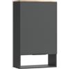 Vicco Credenza Wido, Antracite, con porta, adatto al montaggio a parete per bagno o cucina