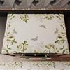 PETTI Artigiani Italiani - Accessori Tessili da Cucina, Copri Fornelli 46x70 cm in Microfibra, Coprifornello Elegante per Gas e Induzione, in Stampa Digitale Floral, 100% Made in Italy