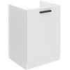 B BELINI GROUP Belini - Mobile sottolavello da cucina, 60 cm di larghezza, SDZ, senza piano di lavoro, con 1 anta, colore: Bianco opaco