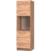 Vicco Mobile per forno da incasso Fame-Line, Rovere dorato, 60 cm aperto, per la combinazione con altri moduli della serie Fame-Line