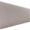 DHOME Testiera Imbottita Liscia in Tessuto Aqualine Altezza 70CM Spessore 4cm e 8cm per Parete Acustica Testiere Fonoassorbenti Letto Camera da Letto (Tessuto Sabbia, 160cm, Spessore 8cm)
