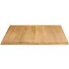 milani home - Piano Per Tavolo Moderno A Colonna Da Assemblare Ideale Per Bar E Ristoranti, Cm 60x60x18 H - Marrone