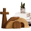 Generico Tomba Vuota in Legno | Decorazioni in Legno da Tavolo,Decorazione della Tomba Pasquale,per Mensola Scrivania Casa Chiesa Primavera Riunioni Familiari
