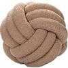 Bigougem Cuscino a sfera nodo, cuscino per lancio a palla annodata Ultra morbida compagna decorativa decorativa a mano intrecciata a mano divano cuscino di divano di divani, cuscino nodo, cuscino di divano Ca