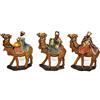Aurora Store Set 3 RE Magi a Cammello Natività da h. 11 cm Presepe Statuine in Resina con 3 soggetti Personaggi da 9 x 3 x h. 11 cm Sacra Famiglia