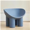 XRBCNMM Divano a gambe di elefante, con cuscino in peluche, moderna, per soggiorno, camera da letto, balcone, ufficio, comoda poltrona per adulti e bambini (blu, 51 cm senza cuscino)